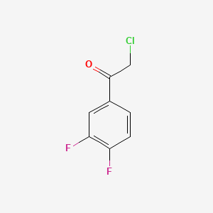 molecular formula C8H5ClF2O B1661966 2-Chloro-1-(3,4-difluorophenyl)ethanone CAS No. 51336-95-9