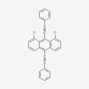 molecular formula C30H16Cl2 B1661967 1,8-Dichloro-9,10-bis(phenylethynyl)anthracene CAS No. 51749-83-8