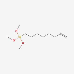 molecular formula C11H24O3Si B1661969 7-Octenyltrimethoxysilane CAS No. 52217-57-9