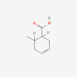 molecular formula C8H12O2 B1661979 6-Methylcyclohex-3-ene-1-carboxylic acid CAS No. 5406-30-4