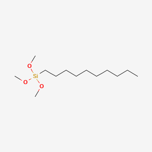 molecular formula C13H30O3Si B1661985 Decyltrimethoxysilane CAS No. 5575-48-4