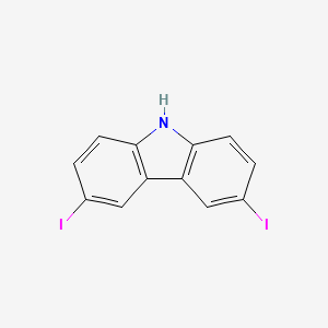 molecular formula C12H7I2N B1661987 3,6-Diiodo-9H-carbazole CAS No. 57103-02-3
