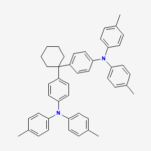 molecular formula C46H46N2 B1661989 Benzenamine, 4,4'-cyclohexylidenebis[N,N-bis(4-methylphenyl)- CAS No. 58473-78-2