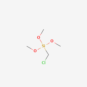molecular formula C4H11ClO3Si B1661992 (Chloromethyl)trimethoxysilane CAS No. 5926-26-1