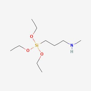 molecular formula C10H25NO3Si B1661995 1-Propanamine, N-methyl-3-(triethoxysilyl)- CAS No. 6044-50-4