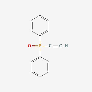 molecular formula C14H11OP B1661999 Phosphine oxide, ethynyldiphenyl- CAS No. 6104-48-9