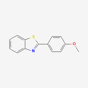 molecular formula C14H11NOS B1662006 2-(4-Methoxyphenyl)benzothiazole CAS No. 6265-92-5