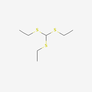 molecular formula C7H16S3 B1662007 Tris(ethylthio)methane CAS No. 6267-24-9