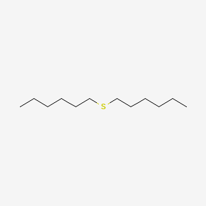 molecular formula C12H26S B1662011 Hexane, 1,1'-thiobis- CAS No. 6294-31-1