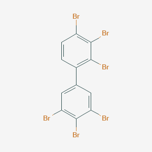 molecular formula C12H4Br6 B166202 2,3,3',4,4',5'-Hexabromobiphenyl CAS No. 59536-65-1