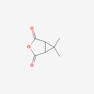 molecular formula C7H8O3 B1662030 6,6-Dimethyl-3-oxabicyclo[3.1.0]hexane-2,4-dione CAS No. 67911-21-1
