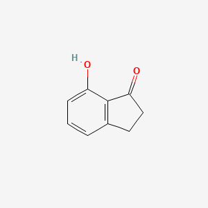 molecular formula C9H8O2 B1662038 7-Hydroxy-1-indanone CAS No. 6968-35-0