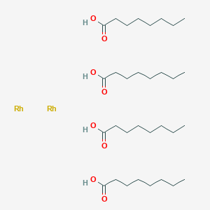 B1662050 Rhodium(II) Octanoate Dimer CAS No. 73482-96-9
