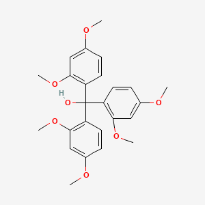 molecular formula C25H28O7 B1662058 Tris(2,4-dimethoxyphenyl)methanol CAS No. 76832-37-6