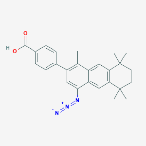 4-(4-Azido-5,6,7,8-tetrahydro-1,5,5,8,8-pentamethyl-2-anthracenyl)benzoic acid