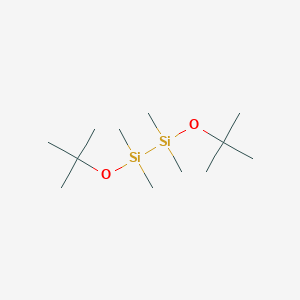 molecular formula C12H30O2Si2 B1662061 1,2-Di-tert-butoxy-1,1,2,2-tetramethyldisilane CAS No. 78669-53-1