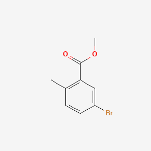 molecular formula C9H9BrO2 B1662064 Methyl 5-bromo-2-methylbenzoate CAS No. 79669-50-4
