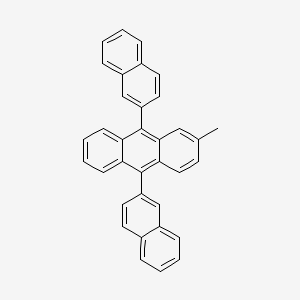 molecular formula C35H24 B1662065 2-Methyl-9,10-di(naphthalen-2-yl)anthracene CAS No. 804560-00-7