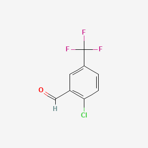 molecular formula C8H4ClF3O B1662069 2-氯-5-(三氟甲基)苯甲醛 CAS No. 82386-89-8