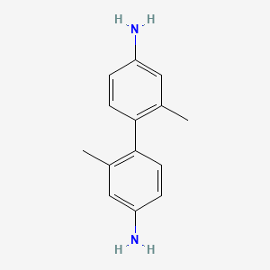 molecular formula C14H16N2 B1662071 2,2'-Dimethylbenzidine CAS No. 84-67-3