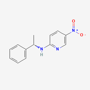 B1662073 (S)-(-)-2-(alpha-Methylbenzylamino)-5-nitropyridine CAS No. 84249-39-8