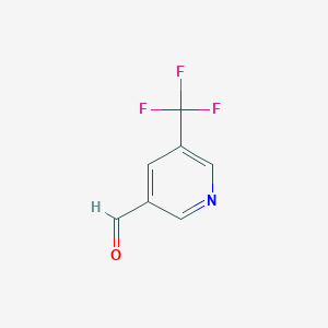 molecular formula C7H4F3NO B166208 5-(Trifluoromethyl)nicotinaldehyde CAS No. 131747-67-6