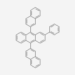 B1662081 9,10-Di(naphthalen-2-yl)-2-phenylanthracene CAS No. 865435-20-7