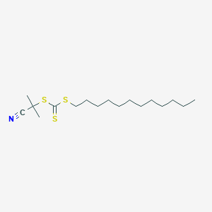 molecular formula C17H31NS3 B1662082 2-Cyanopropan-2-yl dodecyl carbonotrithioate CAS No. 870196-83-1