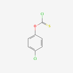 molecular formula C7H4Cl2OS B1662097 4-Chlorophenyl chlorothionoformate CAS No. 937-64-4