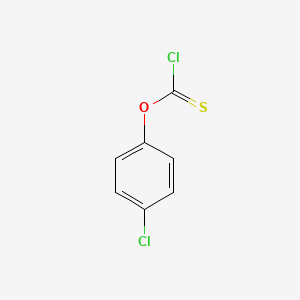 molecular formula C7H4Cl2OS B1662097 O-p-Chlorophenyl chlorothioformate CAS No. 937-64-4