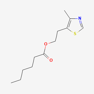 molecular formula C12H19NO2S B1662099 2-(4-Methyl-5-thiazolyl)ethyl Hexanoate CAS No. 94159-32-7