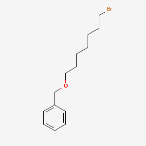 molecular formula C14H21BrO B1662101 (((7-Bromoheptyl)oxy)methyl)benzene CAS No. 94427-22-2