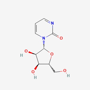 molecular formula C₉H₁₂N₂O₅ B1662112 斑马鱼素 CAS No. 3690-10-6