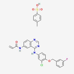 molecular formula C31H26ClFN4O5S B1662123 Allitinib tosylate CAS No. 1050500-29-2