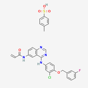 molecular formula C31H26ClFN4O5S B1662123 AST-1306 TsOH CAS No. 1050500-29-2