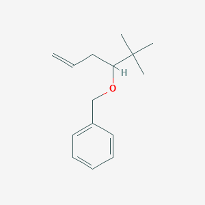 molecular formula C15H22O B166213 (1-Tert-butyl-but-3-enyloxymethyl)-benzene CAS No. 137438-50-7