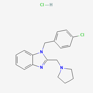 molecular formula C19H21Cl2N3 B1662137 Clemizole Hydrochloride CAS No. 1163-36-6
