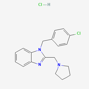 molecular formula C19H21Cl2N3 B1662137 Clemizole hydrochloride CAS No. 1163-36-6