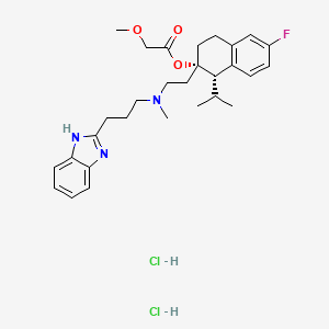molecular formula C29H40Cl2FN3O3 B1662140 Mibefradil dihydrochloride CAS No. 116666-63-8