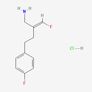 molecular formula C11H14ClF2N B1662143 Mofegiline Hydrochloride CAS No. 120635-25-8