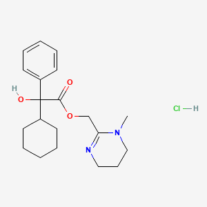 molecular formula C20H29ClN2O3 B1662160 Oxyphencyclimine Hydrochloride CAS No. 125-52-0