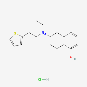 molecular formula C19H26ClNOS B1662161 Rotigotine hydrochloride CAS No. 125572-93-2