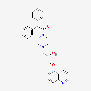molecular formula C30H31N3O3 B1662172 Dofequidar CAS No. 129716-58-1