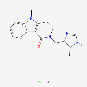 molecular formula C17H19ClN4O B1662177 Alosetron hydrochloride CAS No. 132414-02-9