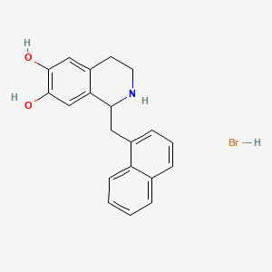 1-(naphthalen-1-ylmethyl)-1,2,3,4-tetrahydroisoquinoline-6,7-diol Hydrobromide
