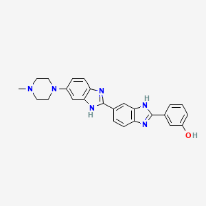 molecular formula C25H24N6O B1662179 meta-Hoechst CAS No. 132869-83-1