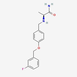 molecular formula C17H19FN2O2 B1662184 Safinamide CAS No. 133865-89-1