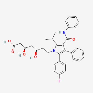 molecular formula C₃₃H₃₅FN₂O₅ B1662188 Atorvastatin CAS No. 134523-00-5