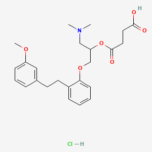 molecular formula C24H32ClNO6 B1662191 Sarpogrelate Hydrochloride CAS No. 135159-51-2