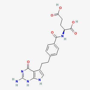 molecular formula C20H21N5O6 B1662193 Pemetrexed CAS No. 137281-23-3